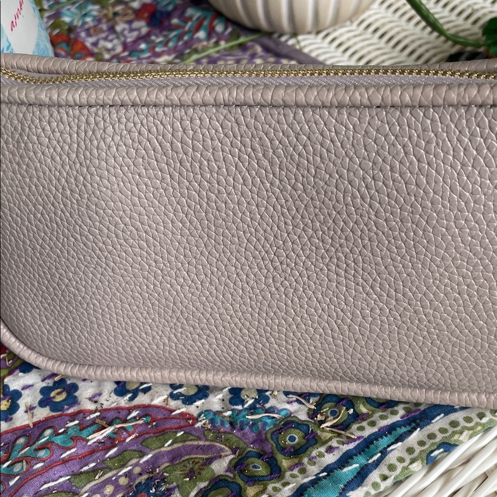 Kate Spade Taupe Woven Shoulder Bag - Picture 9 of 16